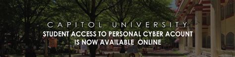 CU STUDENT ACCESS TO PERSONAL CYBER ACCOUNT IS .